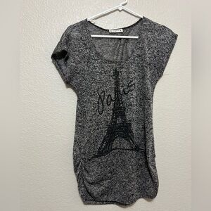 Agenda lightweight Paris short sleeve top with rousing size Med